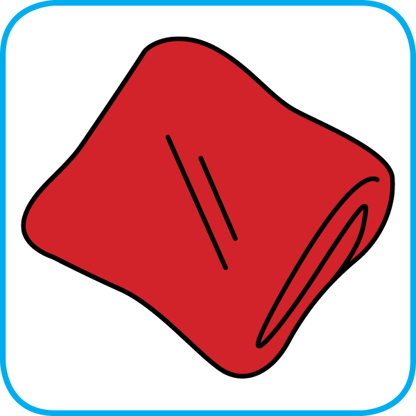 Gather cleaning cloth